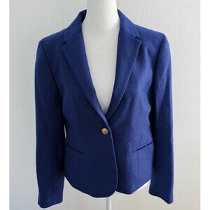 346 BROOKS BROTHERS WOMENS SIZE 10P BLUE BLAZER